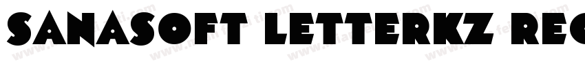 Sanasoft Letterkz Regular字体转换